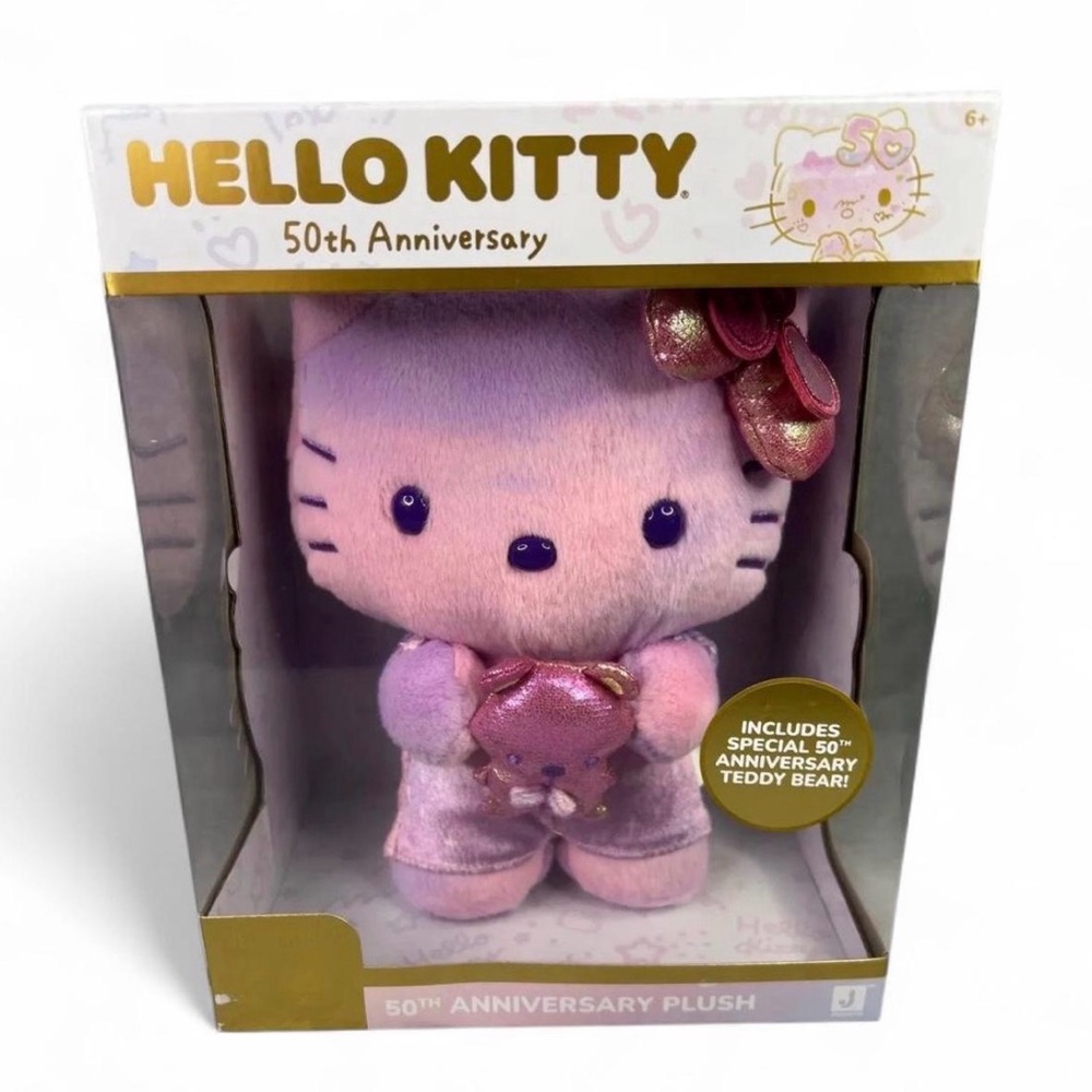 Hello Kitty Pink and Purple Anniversary Plush